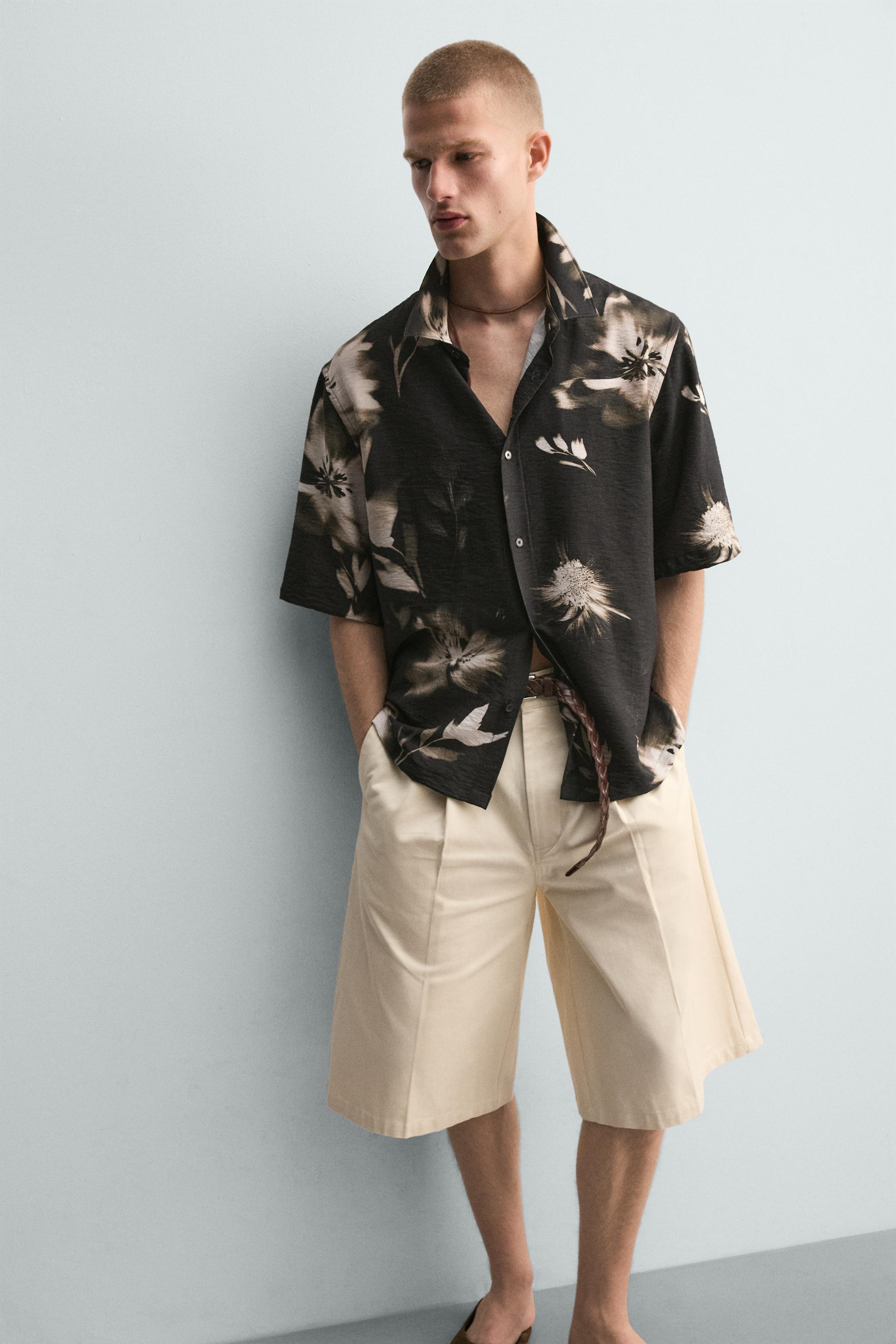 FLUID FLORAL PRINT SHIRT